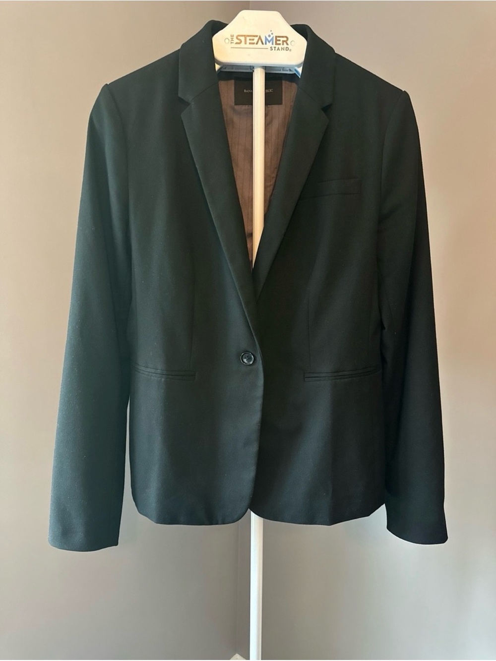 Banana Republic Black Single-Button Women's Blazer 10 TALL